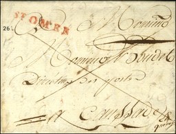 ST OMER (R) (L N° 15) Sur Lettre En Franchise (L N° 18) Datée De St Omer 1789. - TB / SUP. - R. - Altri & Non Classificati