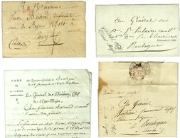 Lot De 4 Lettres Du Camp De St Omer. - TB. - Sonstige & Ohne Zuordnung