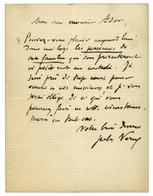 VERNE Jules (1828-1905), écrivain. - Sonstige & Ohne Zuordnung