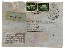 LETTRE - WILTZ Le 30/05/1949 Pour CUBA - Brieven En Documenten