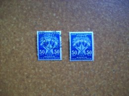 Yougoslavie: Timbres-taxe N°120et 120a (YT) Oblitérés - Portomarken