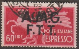 Trieste 1947 Espressi L.60 UnN°E4 (o) Vedere Scansione - Express Mail