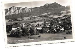 Real Photograph Postcard, Austria, 2619 Mondsee Mit Drachenwand, Town, Houses, Mountains. - Mondsee