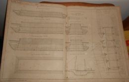 Plan De Caissons De Fondation Système Beaudemoulin, Employés Au Pont Saint-Michel à Paris. 1858 - Arbeitsbeschaffung