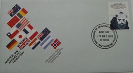 AAT  FDC 12th Antarctic Treaty Consultative Meeting Canberra 1983 FDI Mawson 9/12/1983 - FDC