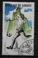 DJIBOUTI   PA 136    Oblitere  Jo 1980    Football  Soccer Fussball - Used Stamps