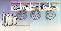 AAT Environment Conservation & Technology  1988 Issue  On 3 FDC Davis 28/12/88, Mawson21/12/88 , Casey 14/12/88 - Briefe U. Dokumente