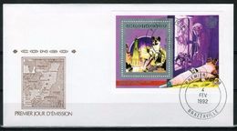 Congo Brazaville 1992, Space, Laika In Space, BF In FDC - FDC