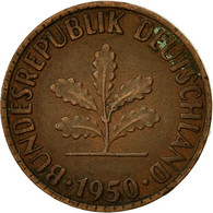 Monnaie, République Fédérale Allemande, 2 Pfennig, 1950, Stuttgart, TB+ - 2 Pfennig