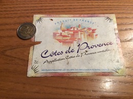 Etiquette De Vin «COTES DE PROVENCE - LES CELLIERS DES EMOUCHEAUX (72)» - Rosés