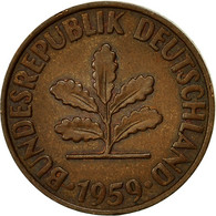 Monnaie, République Fédérale Allemande, 2 Pfennig, 1959, Karlsruhe, TTB - 2 Pfennig