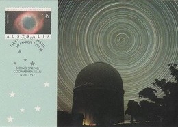 AAT  International Space Year 1992  - 3 Maximum Card - First Day 19. March 1992 - Covers & Documents