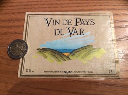 Etiquette « VIN DE PAYS DU VAR - TRILLES - MAUREILHAN (34)» - Rosés