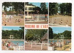 CPSM - CHATEAUNEUF-EN-THYMERAIS - LA PISCINE DE L'AST - Multivues - Coul - Ann 70 - - Châteauneuf