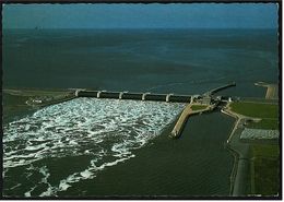 Tönning  -  Eidersperrwerk Mit Abschlußdamm  -  Luftaufnahme  -  Ansichtskarte Ca. 1983    (8158) - Husum