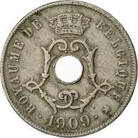 Monnaie, Belgique, 25 Centimes, 1909, TTB, Copper-nickel, KM:62 - 25 Cent