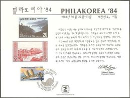 STATI UNITI - USA - 1984 - Cancelled Souvenir Card - Philakorea '84 - Cartoline Ricordo