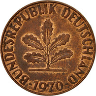 Monnaie, République Fédérale Allemande, 2 Pfennig, 1970, Hambourg, SUP - 2 Pfennig