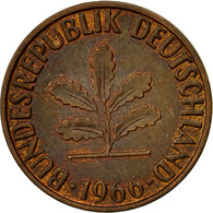 Monnaie, République Fédérale Allemande, 2 Pfennig, 1966, Karlsruhe, TTB - 2 Pfennig