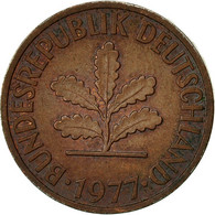 Monnaie, République Fédérale Allemande, 2 Pfennig, 1977, Stuttgart, TTB - 2 Pfennig