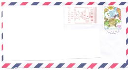 2001. Japan, The Letter Sent By Air-mail Post To Moldova - Brieven En Documenten