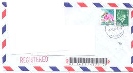 2000. Japan, The Letter Sent By Registered Air-mail Post To Moldova - Brieven En Documenten