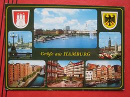 Hamburg - Mehrbildkarte "Grüße Aus Hamburg" - Mitte