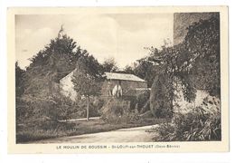 Cpa: 79 SAINT LOUP SUR THOUET (ar. Parthenay) Le Moulin De BOUSSIN 1950  (rare) - Saint Loup Lamaire