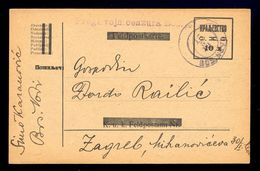 Bosnia And Herzegovina SHS - Provisional Stationery Sent From Bosanski Novi To Zagreb 15.05. 1919. / 2 Scans - Bosnie-Herzegovine