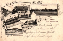 Geisenfeld, Mehrbild-AK Mit Judenstrasse Und Brauerei Fuchsbüchler, 1903 - Pfaffenhofen