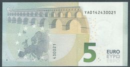 € 5 GREECE  Y001 C6  DRAGHI  UNC - 5 Euro
