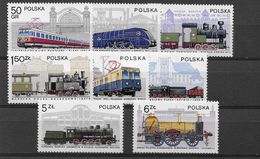 Serie De Polonia Nº Yvert 2370/77 ** TRENES (TRAINS) - Nuovi