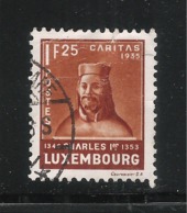 LUSSEMBURGO - 1935 - Valore Usato Da 1,25 F. + 75 C.- CARITAS - PRO INFANZIA - In Buone Condizioni. - Used Stamps