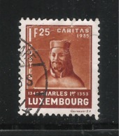 LUSSEMBURGO - 1935 - Valore Usato Da 1,25 F. + 75 C.- CARITAS - PRO INFANZIA - In Buone Condizioni. - Oblitérés