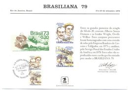 STATI UNITI - USA - 1979 - Cancelled Souvenir Card - Brasiliana '79 - Recordatorios