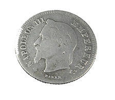 20 Centimes - Napoléon III - France - 1866 A - Argent - 0,95 Gr. - TB - - 20 Centimes