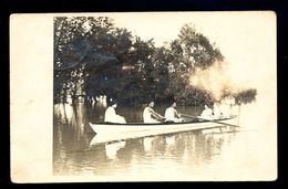 Rowing / Postcard Circulated, 2 Scans - Aviron