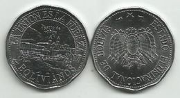 Bolivia 2 Bolivianos 2017. Port Of Cobija. High Grade From Bank Bag - Bolivia