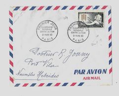 PARIS - Bureau Central LSE - 20gr.- Tarif P.A. « NLES  HEBRIDES » à 0NF.50 - 1960-.... Covers & Documents