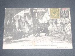 NOUVELLE CALÉDONIE - Oblitération De Nouméa Sur Carte Postale De Marine En 1908 , Affr. Cagou/ Groupe -  L 12616 - Brieven En Documenten