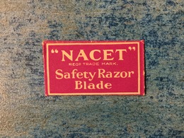 VINTAGE RAZOR BLADE NACET - Lames De Rasoir