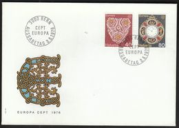 Switzerland 1976 / Europa CEPT / Art, Ceramics / FDC - 1976