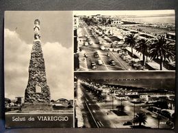 (FG.J36) Saluti Da VIAREGGIO - VEDUTE VEDUTINE (LUCCA) VIAGGIATA 1957 - Viareggio