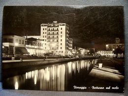 (FG.J36) VIAREGGIO - NOTTURNO SUL MOLO (LUCCA) VIAGGIATA 1958 - Viareggio