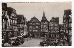 Allemagne- Fritzlar- La Markplatz-Camion Mercedes Devant Hôtel Nagel-Cpsm - Fritzlar