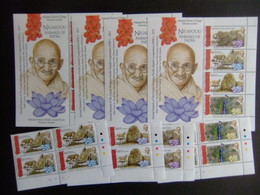 TONGA / NIUAFO'OU 2015 MAHATMA GANDHI FAUNA And FLORA Yvert 404 / 07 ** MNH + BLOC - Oceania (Other)