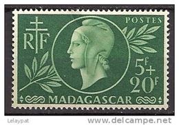 MADAGASCAR 1944 - YT N° 288 NEUF ** - Nuovi