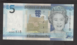 Jersey Replacement  (Pick 33z) Banknote Five Pound 'D Series', Code DZ - Superb UNC Condition - Jersey