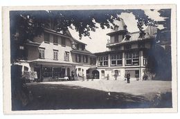 BÜRGENSTOCK: Bahnhofplatz, Kiosk Mit Ansichtskartenständer, Restaurant - Foto-AK ~1925 - Other & Unclassified