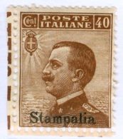 STAMPALIA, ITALIA, ITALY, EGEO, 1912, FRANCOBOLLO NUOVO (MLH*), 40 C. Sass. 6   Scott 7 - Egeo (Stampalia)